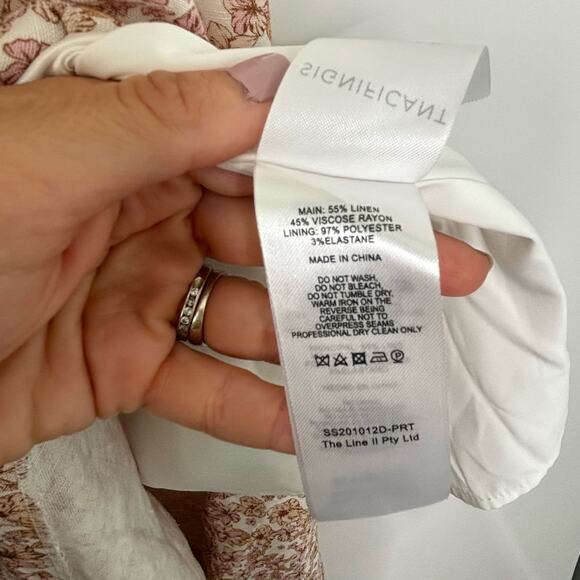 Significant Other Maria Floral Linen Sleeveless Maxi Dress 8 - Picture 12 of 16